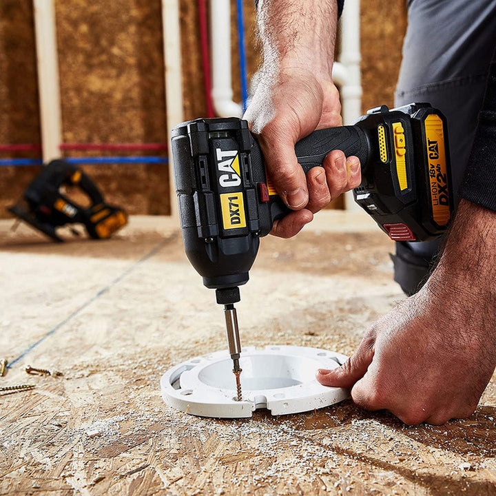 CAT DX71B 18Volt 215Nm Kömürsüz Profesyonel Şarjlı Darbeli Tornavida(Akü ve Şarj Cihazı Dahil Değildir.) 5