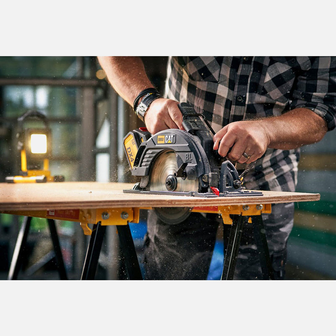CAT DX53B 18Volt 185mm Kömürsüz Profesyonel Daire Testere (Akü ve Şarj Cihazı Dahil Değildir.) 5
