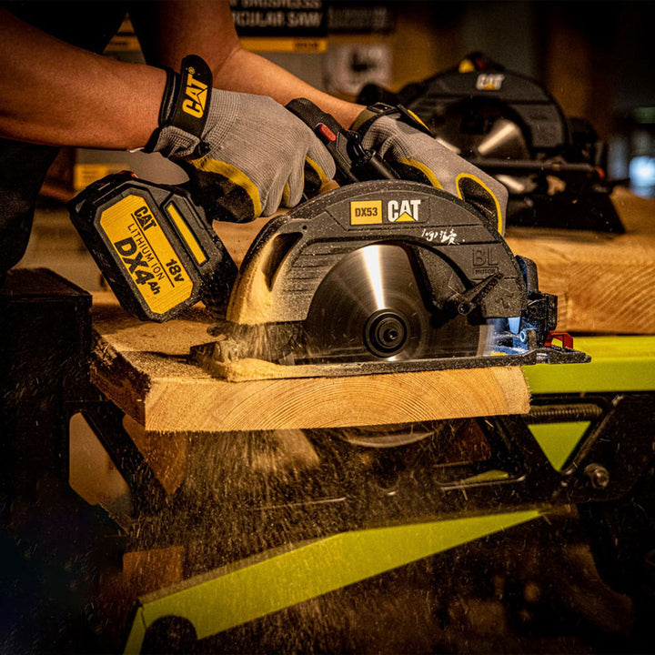 CAT DX53B 18Volt 185mm Kömürsüz Profesyonel Daire Testere (Akü ve Şarj Cihazı Dahil Değildir.) 6