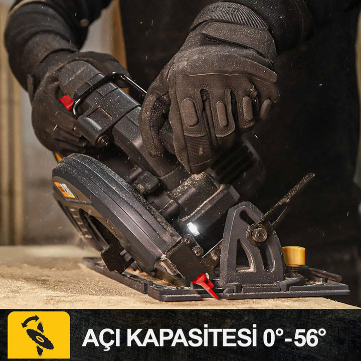 CAT DX53B 18Volt 185mm Kömürsüz Profesyonel Daire Testere (Akü ve Şarj Cihazı Dahil Değildir.) 7