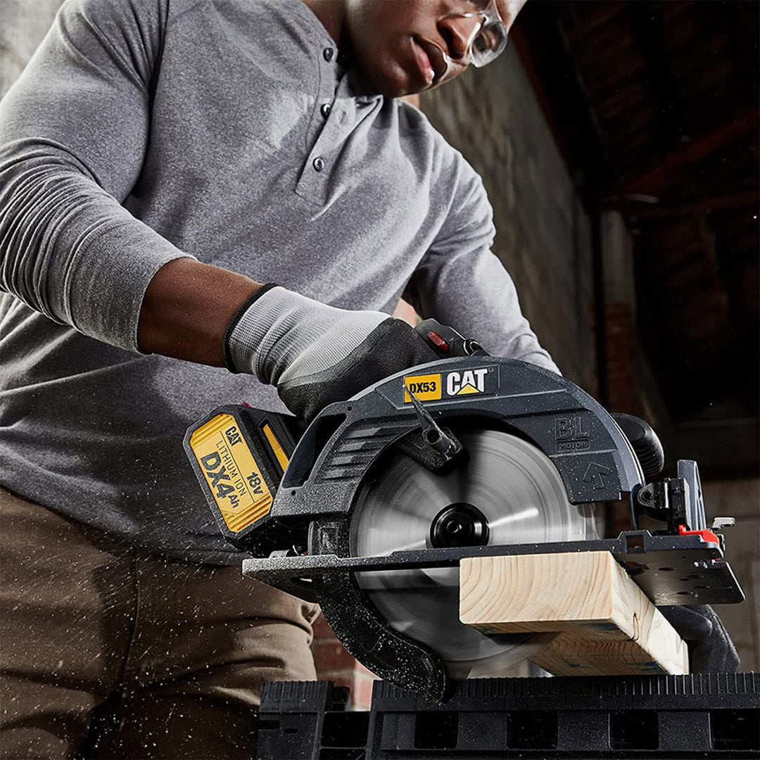 CAT DX53B 18Volt 185mm Kömürsüz Profesyonel Daire Testere (Akü ve Şarj Cihazı Dahil Değildir.) 9