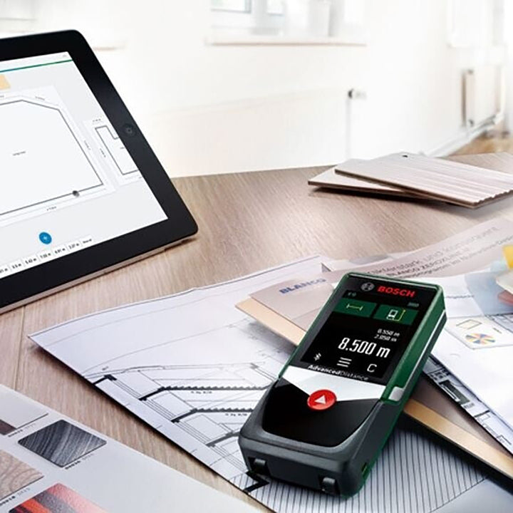 Bosch Advanced Distance 50C Dijital Lazerli Uzaklık Ölçer(Bosch Atino 1,5 metre Çizgi Lazer Hediye) 5
