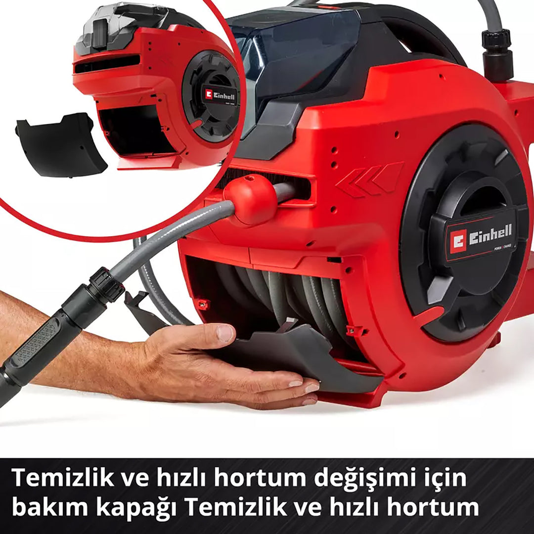 Einhell GE-HR 18/30 LI Solo Hortum Makarası (Akü ve Şarj Cihazı Dahil Değildir) 2