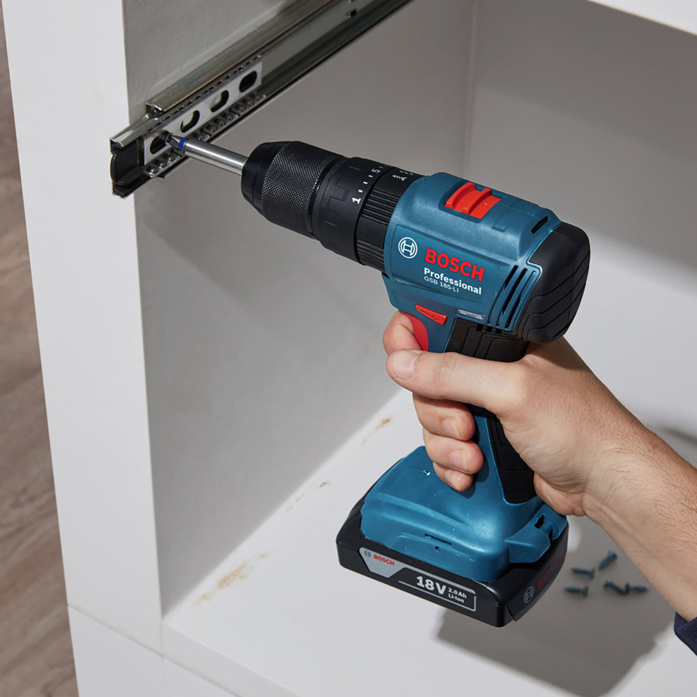 Bosch GSB 185-LI 2,0 Ah Profesyonel Darbeli Çift Akülü Vidalama 2