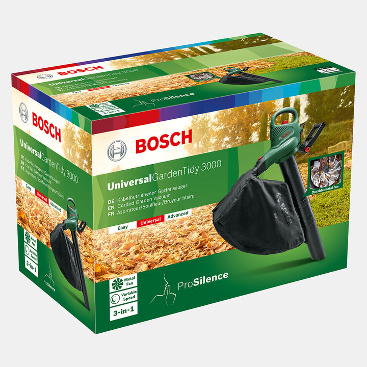 Bosch Universal Garden Tidy 3000 Yaprak Üfleme ve Toplama Makinesi 6