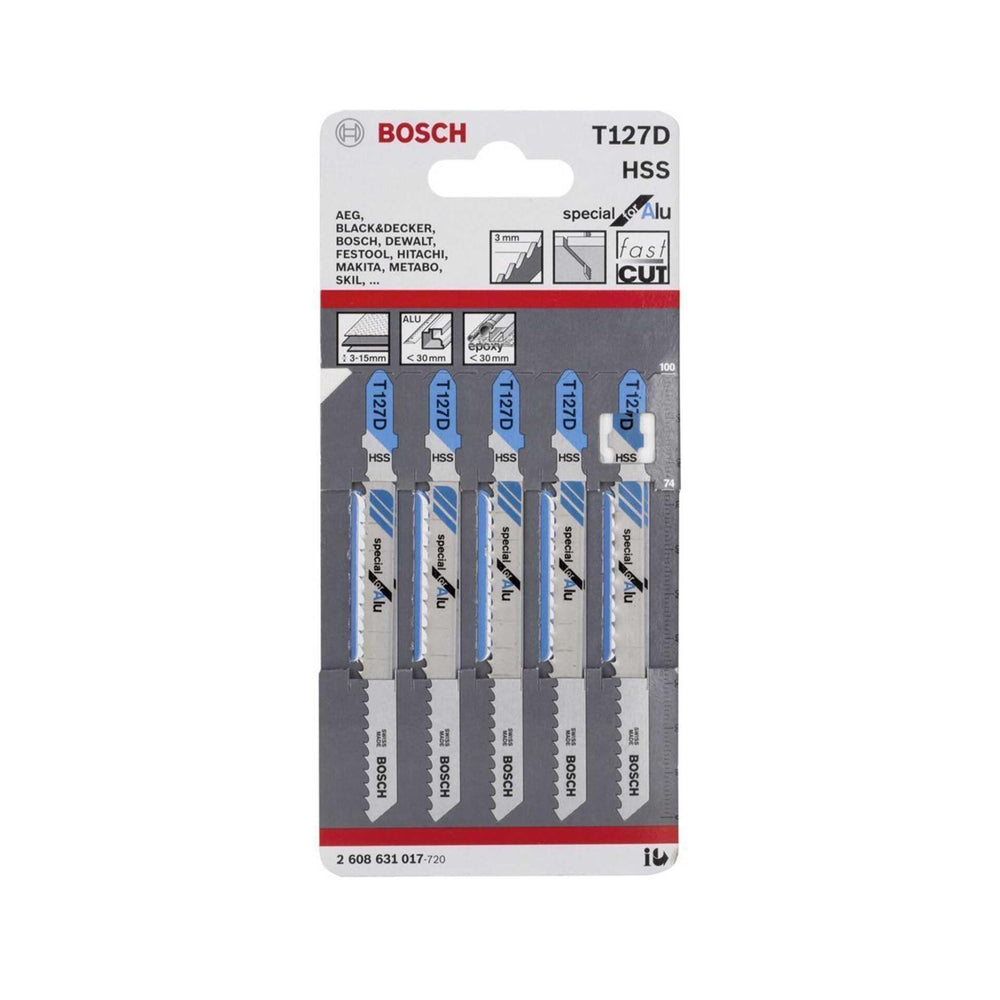 T 127 D Alüminyum Dekupaj Testere Ucu 5li 2608631017 2