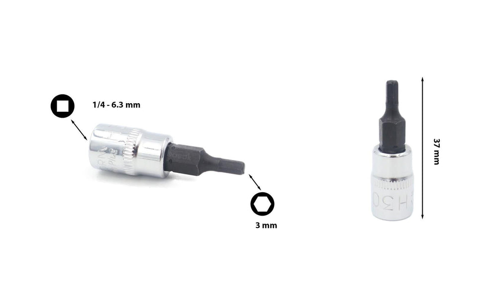 Ceta Form 3 mm 1/4” Lokmalı Allen C08S-H30 2