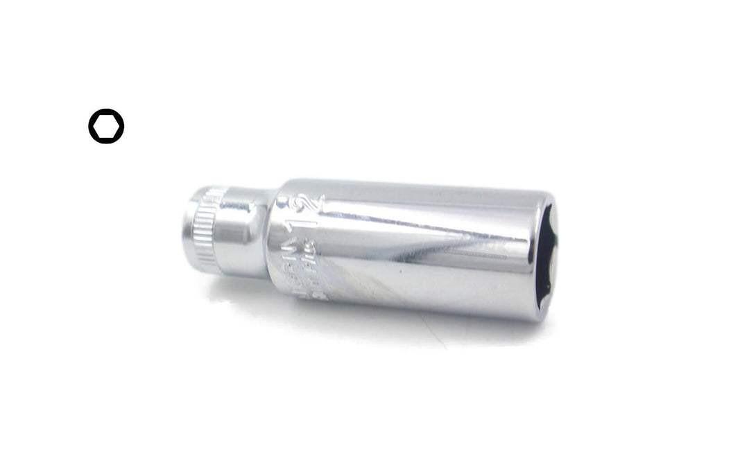 Ceta Form ¼” 12 mm 6 Köşe Derin Lokma Anahtar C04-H120