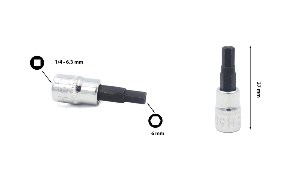 Ceta Form 6 mm 1/4” Lokmalı Allen C08S-H60 2