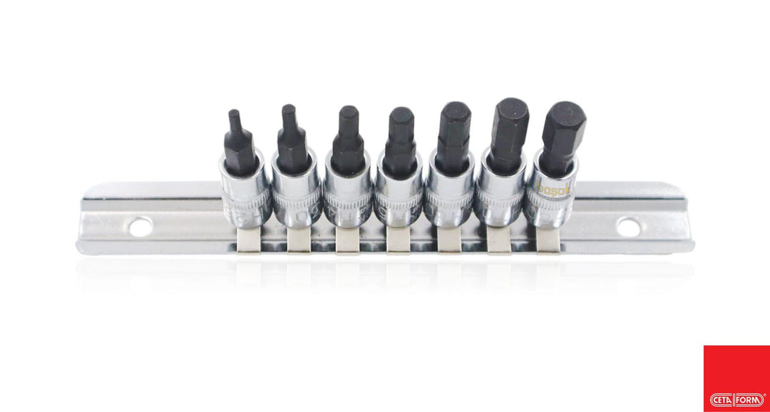 Ceta Form 2,5 - 8 mm 1/4 Lokmalı Allen Takımı 7 parça C08S-RHX7