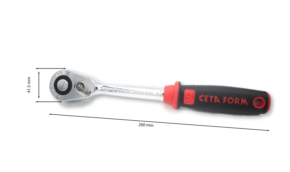 Ceta Form C21-12 1/2” Düğmeli Cırcır Kolu 2