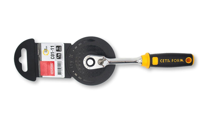 Ceta Form C01-11 1/4” Düğmeli Cırcır Kolu (Kompakt Kafa) 4