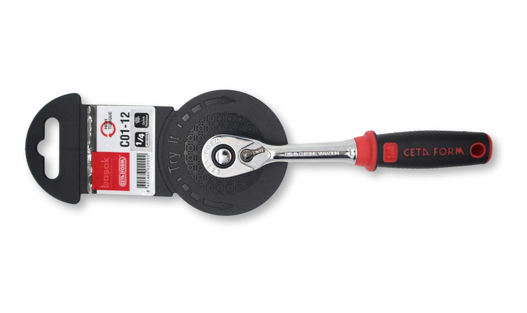 Ceta Form C01-12 1/4” Düğmeli Cırcır Kolu 4