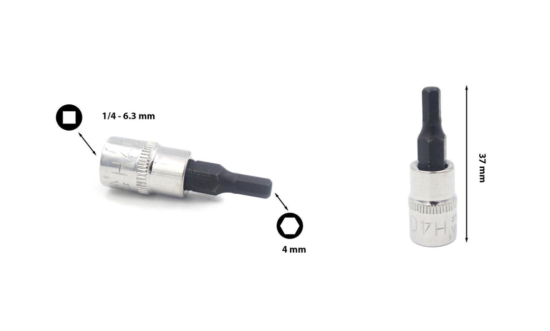 Ceta Form 4 mm 1/4” Lokmalı Allen C08S-H40 3