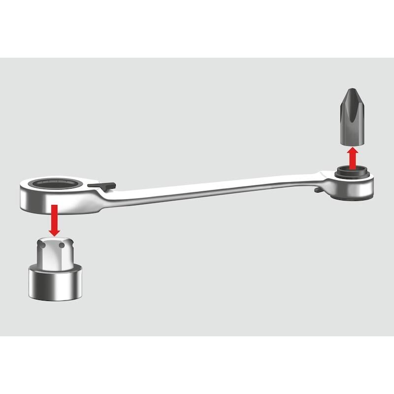 Würth 31 parça Mini 1/4 Lokma ve Bits Uç Seti 2