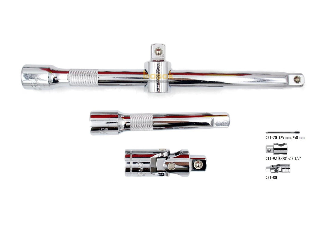 Ceta Form 23 Parça 1/2” Lokma Takımı Plastik Çantalı C20-23PH4 4