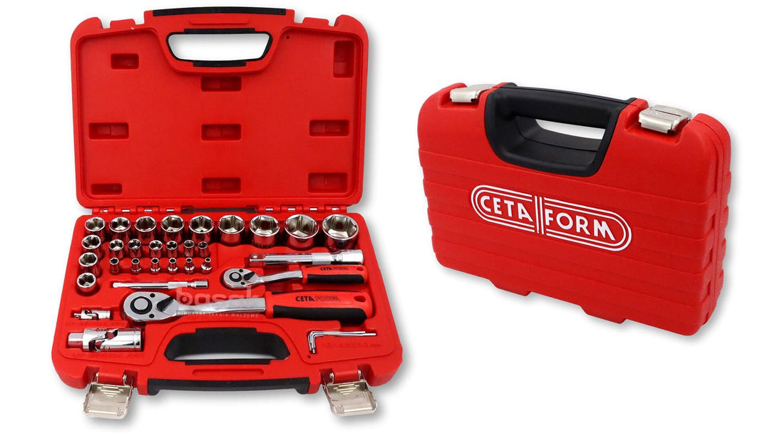 Ceta 4-32 mm Lokma Takımı 1/4 + 1/2 Plastik Kutulu 35 parça C20-35PH4 4