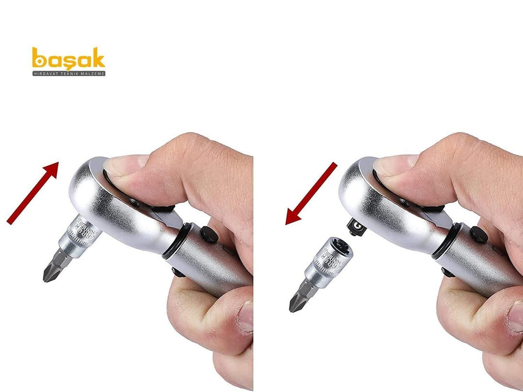 Ceta 4-32 mm Lokma Takımı 1/4 + 1/2 Plastik Kutulu 35 parça C20-35PH4 5