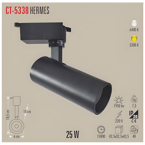 Cata Ct-5338 25W Hermes Ray Armatür Günışığı 2