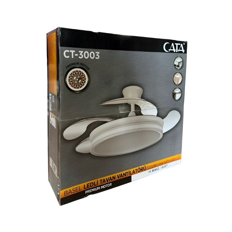 Cata Ct-3003 Basel Ledli Tavan Vantilatörü 3