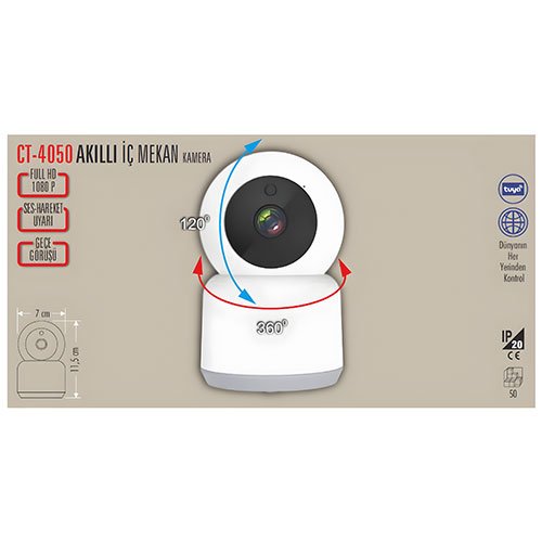 Cata Ct-4050 Akıllı IP Kamera 5