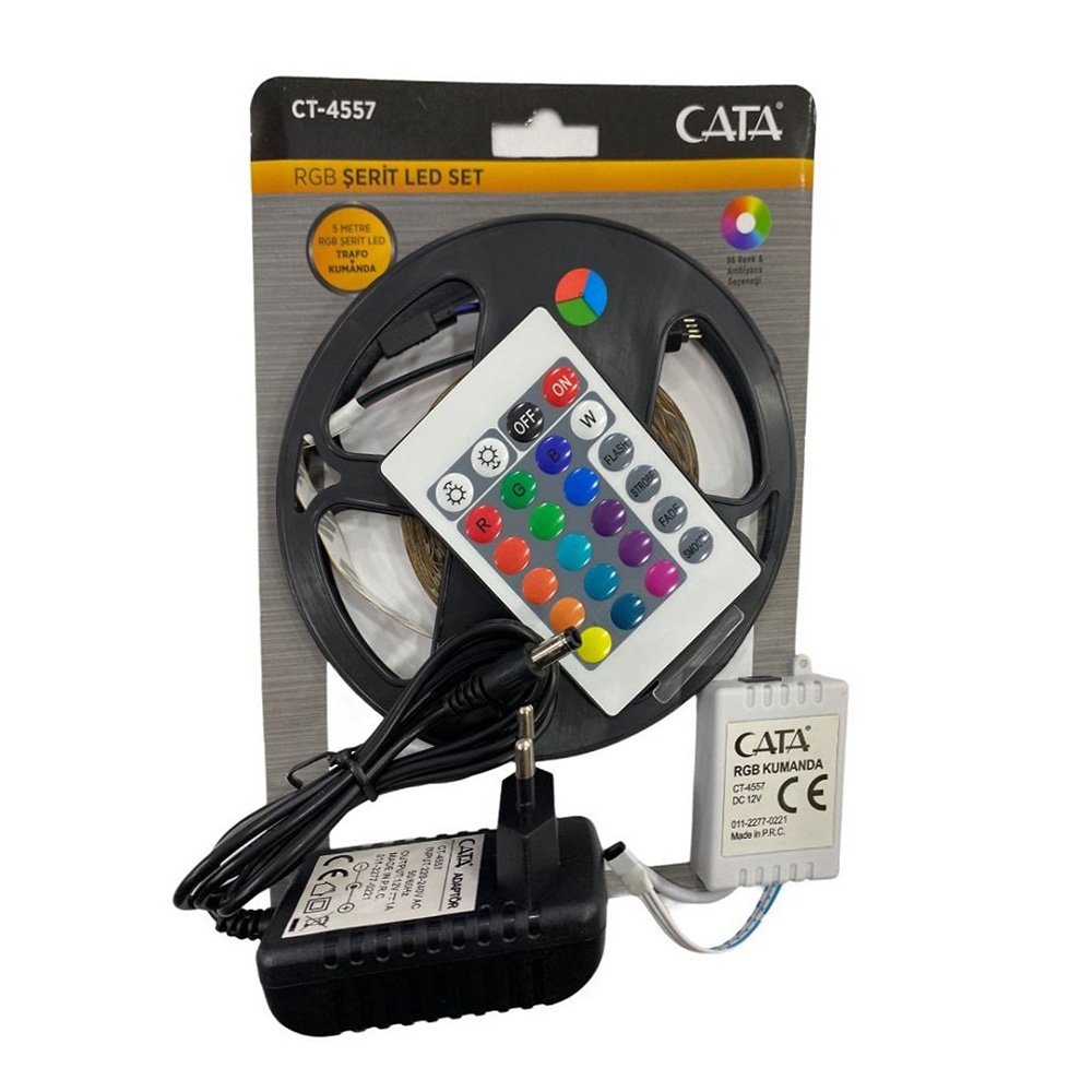 Cata Ct-4557 RGB Şerit Led Seti