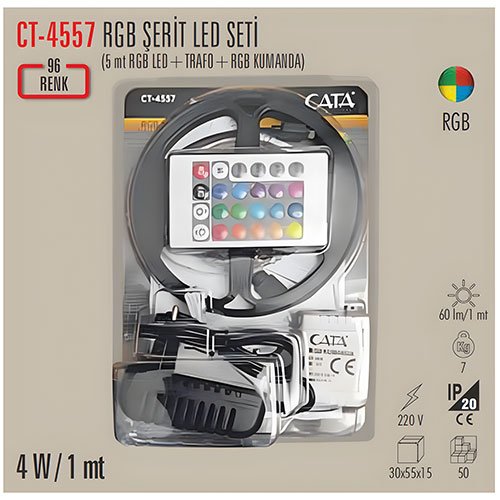 Cata Ct-4557 RGB Şerit Led Seti 3