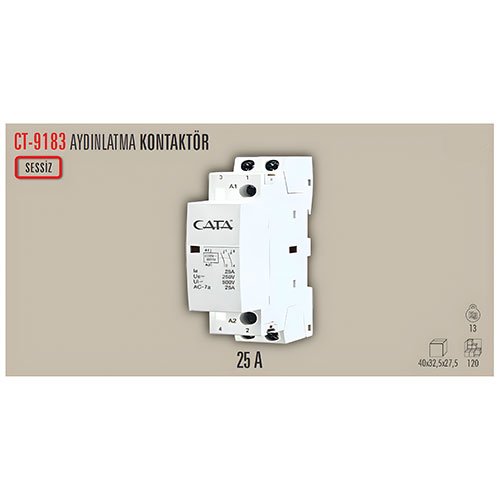 Cata Ct-9183 Modüler Aydınlatma Konnektörü 25A 2