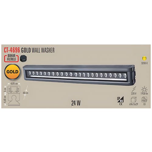 Cata CT-4696 24W Wallwasher 60cm Günışığı 2