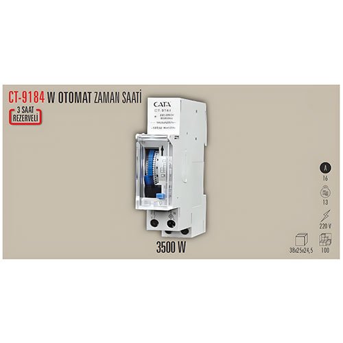 Cata Ct-9184 W Otomat Tipi Analog Zaman Saati 2