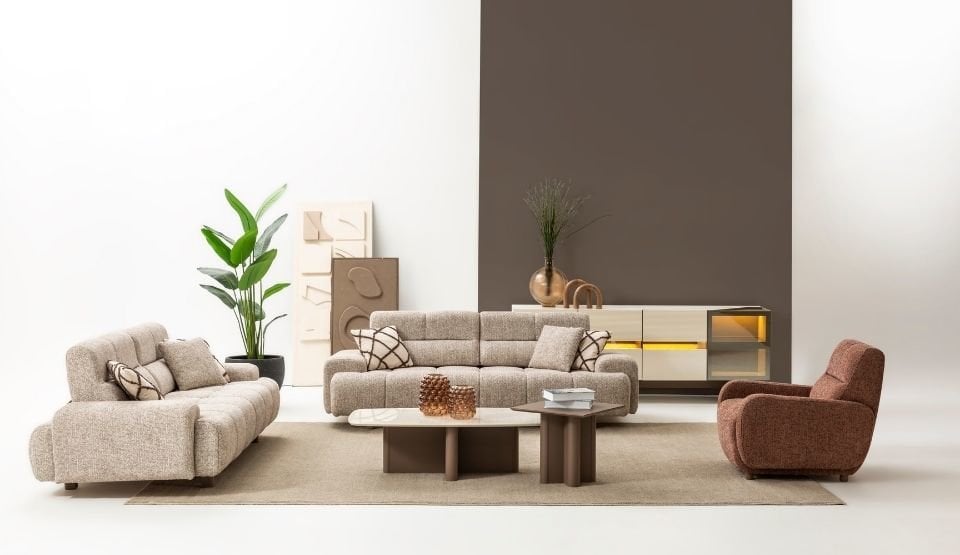 Mocha Koltuk Takımı 2