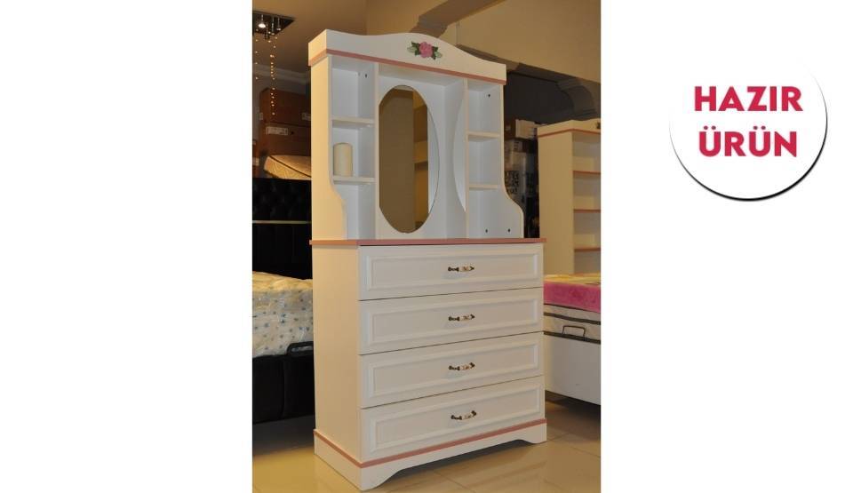 Teşhir City Genç Odası Şifonyer ve Aynası 3
