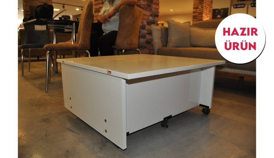 Teşhir Akıllı Sehpa Beyaz