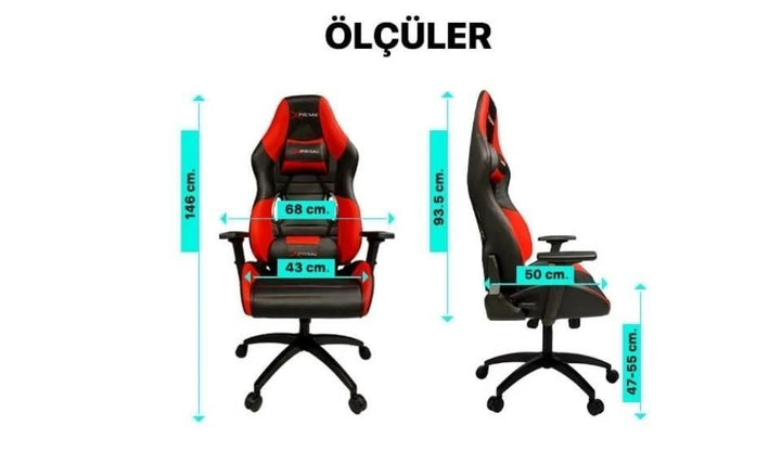 XPrime Hero Oyuncu Koltuğu Mavi 5