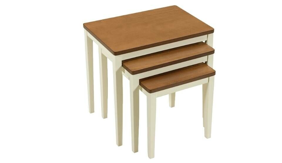 Briza Ceviz-Krem 3lü Zigon Sehpa