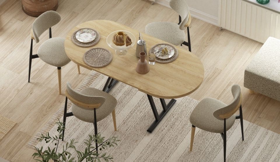 Venüs Sandalye Afyon Mutfak Masası Takımı 3