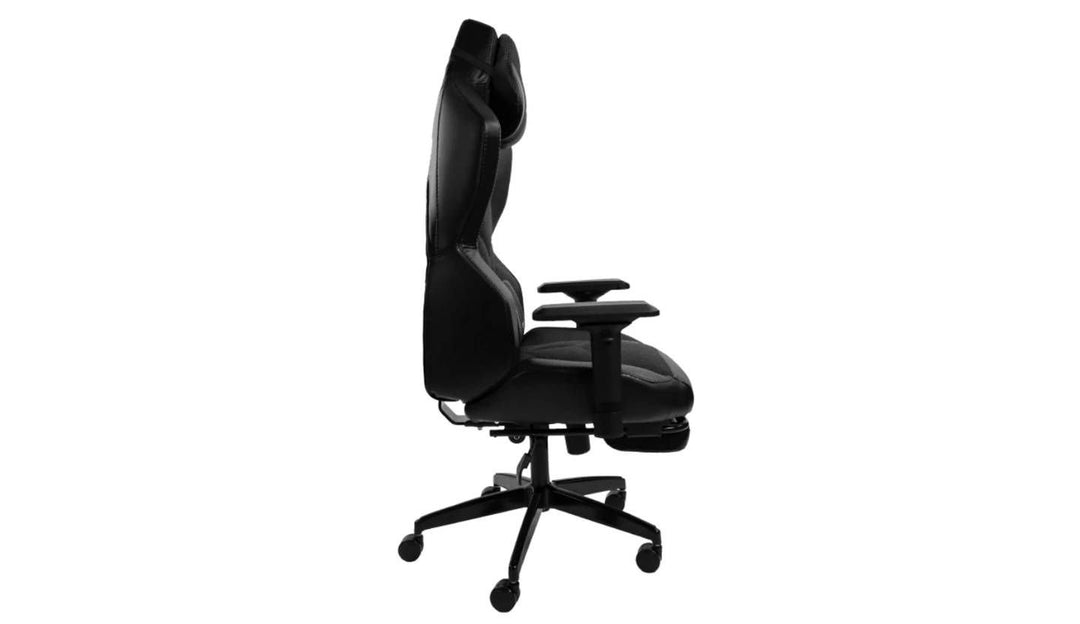 XPrime Tyler Oyuncu Koltuğu Hybrid Kumaş 4D Kolçak Ayak Uzatmalı Siyah 3