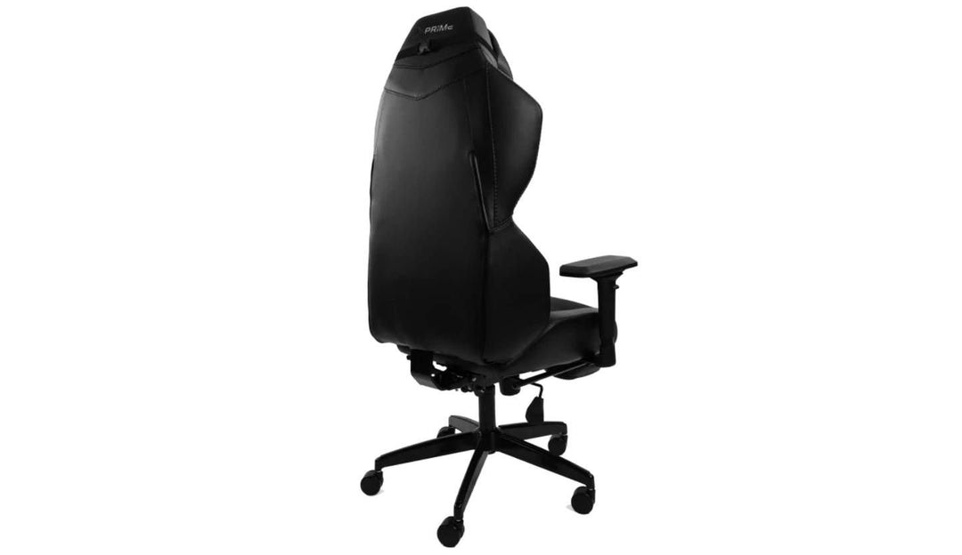 XPrime Tyler Oyuncu Koltuğu Hybrid Kumaş 4D Kolçak Ayak Uzatmalı Siyah 4