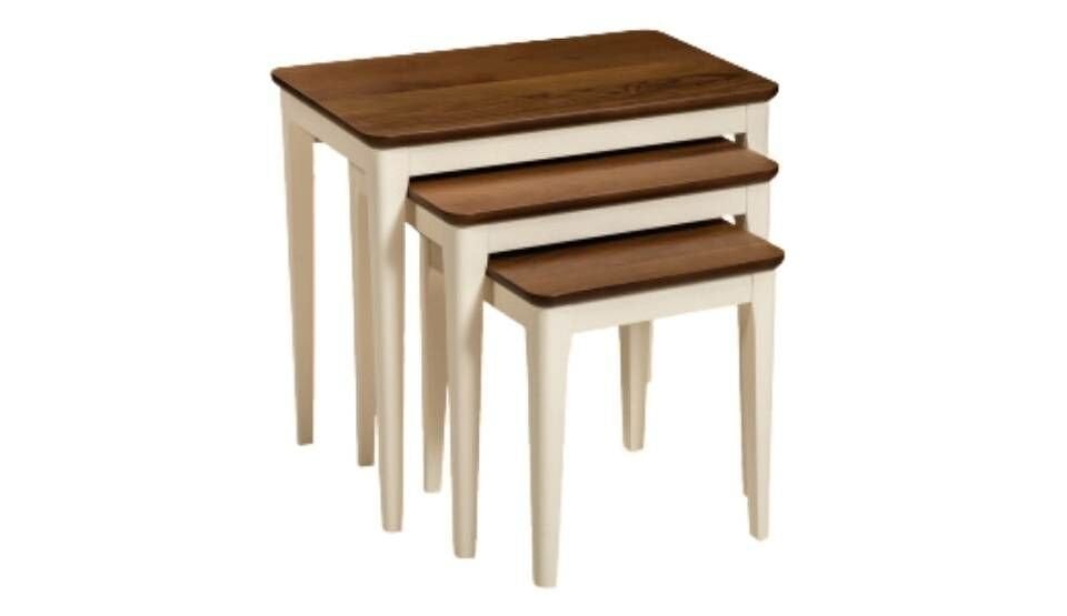 Porto Ceviz-Krem 3lü Zigon Sehpa 2